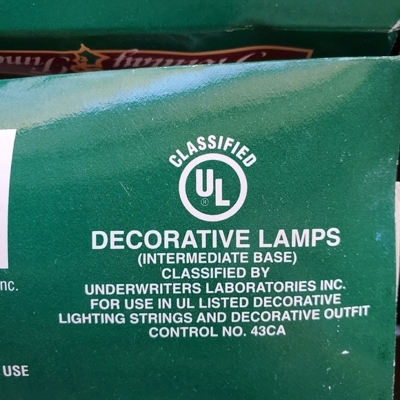 Holiday Time 4 Boxes BLUE C9 Replacement Bulbs Indoor outdoor intermediate base - Picture 5 of 6